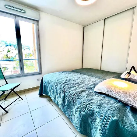 Riviera - Superbe 3 Pieces Avec Terrasse Plein Sud Et Parking Ac- La Terrasse Du Jardin Du Ray Apartment *