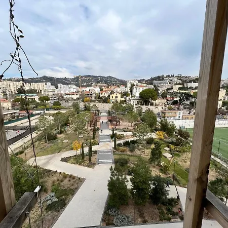 Apartment Riviera - Superbe 3 Pieces Avec Terrasse Plein Sud Et Parking Ac- La Terrasse Du Jardin Du Ray Nice